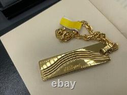 Porte-clés Art Nouveau édition limitée ST Dupont en or et laque noire 3216 195$