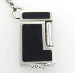 Porte-clés en édition limitée plaqué platine ST. DuPont