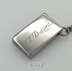 Porte-clés en édition limitée plaqué platine ST. DuPont