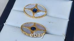 RARE Boutons de manchette St Dupont Édition Limitée Orient Express