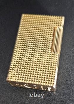 S. T. DUPONT BRIQUET LIGNE 1 DRAGO Édition Limitée EN OR PLATE RARE