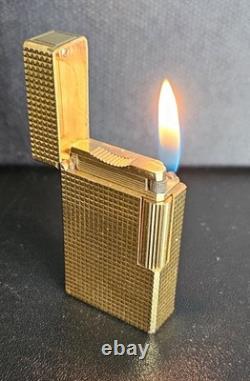 S. T. DUPONT BRIQUET LIGNE 1 DRAGO Édition Limitée EN OR PLATE RARE