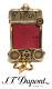 S. T. Dupont 16065 Metropolis Prestige Bronze Jaune Solide Et Logo Rouge Lighter