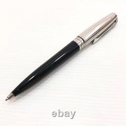 S. T. Dupont 2000 Perspective Édition Limitée Stylo à Bille Noir & Argent