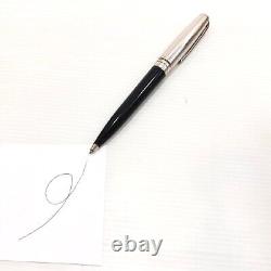 S. T. Dupont 2000 Perspective Édition Limitée Stylo à Bille Noir & Argent