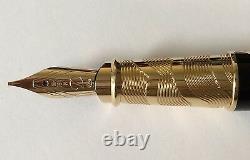 S. T. Dupont 2012 Limited Edition Dragon Large Fountain Pen, Article # 141855, Nib