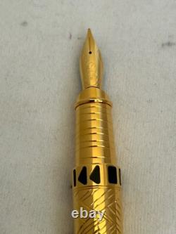 S. T Dupont Afrika/Afrique Édition Limitée 1000 Stylo Plume, Plume M 18K - État Neuf