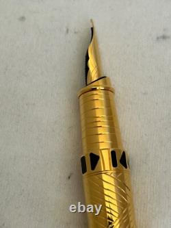 S. T Dupont Afrika/Afrique Édition Limitée 1000 Stylo Plume, Plume M 18K - État Neuf