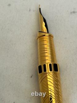 S. T Dupont Afrika/Afrique Édition Limitée 1000 Stylo Plume, Plume M 18K - État Neuf