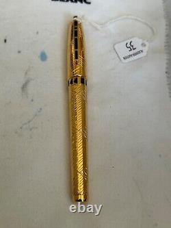 S. T Dupont Afrika/africa Limited Edition 1000 Fontaine Pen, 18k M Nib-mint