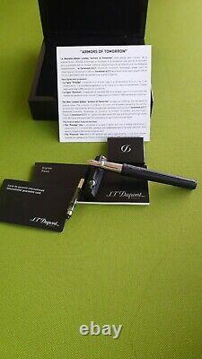 S. T. Dupont Armors Of Tomorrow Elysee Fontaine Pen, 410693 Édition Limitée Rare