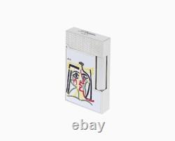 S. T. Dupont Briquet Ligne 2 Picasso Blanc et Palladium Édition Limitée C16001