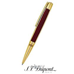 S. T. Dupont Défi Iron Man Édition Limitée Stylo à Bille Rouge Dorure 405720