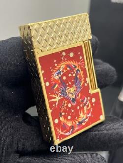 S. T. Dupont Dragon Volant Édition Limitée Briquet Plaqué Or C16527