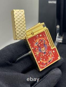 S. T. Dupont Dragon Volant Édition Limitée Briquet Plaqué Or C16527