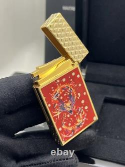 S. T. Dupont Dragon Volant Édition Limitée Briquet Plaqué Or C16527