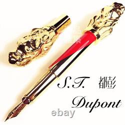 S. T. Dupont Edition Limitée 288 Double Dragon Stylo De Fontaine 18k