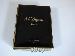 S T Dupont Edition Limitée Jubile Essence Lighter-original Box État De La Monnaie