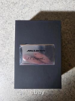 S. T. Dupont Édition Limitée McLaren Formule 1 Boutons de Manchette en Acier PVD Noir/Acier de Voiture de Course