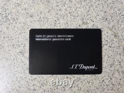 S. T. Dupont Édition Limitée McLaren Formule 1 Boutons de Manchette en Acier PVD Noir/Acier de Voiture de Course