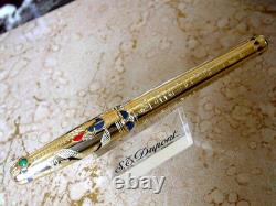 S. T. Dupont Édition Limitée Pharaon Grand Stylo Plume, Article 481469M, Neuf Dans Sa Boîte