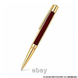 S. T. Dupont Édition limitée 405720 Iron Man Défi rouge avec finitions or rose stylo bille 0008