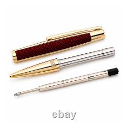 S. T. Dupont Édition limitée 405720 Iron Man Défi rouge avec finitions or rose stylo bille 0008