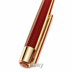S. T. Dupont Édition limitée 405720 Iron Man Défi rouge avec finitions or rose stylo bille 0008