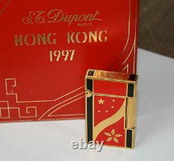 S. T. Dupont Feuerzeug Hong Kong Limited Edition 1997 Lighter Fullset