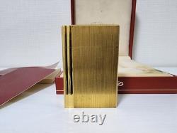 S. T. Dupont Gatsby Gold Édition Limitée Briquet de collection d’occasion endommagé