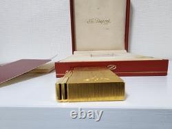 S. T. Dupont Gatsby Gold Édition Limitée Briquet de collection d’occasion endommagé