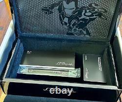 S. T. Dupont Iron Man Tony Stark Marvel Stylo Édition Limitée Bleu Ruche Rare