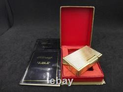 S. T. Dupont JUBILE Briquet en or édition limitée 1500 pièces avec étui et livrets