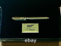 S. T. Dupont James Bond Limited Edition 007 Rollerball Pen, 412047, Nouveau En Boîte