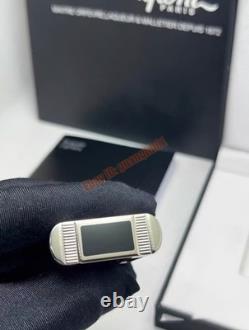 S. T. Dupont L2 Édition Limitée Briquet Gonflable Noir Argent Neuf dans la Boîte