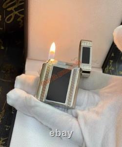 S. T. Dupont L2 Édition Limitée Briquet Gonflable Noir Argent Neuf dans la Boîte