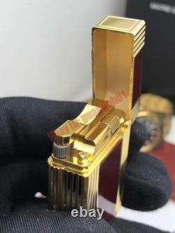 S. T. Dupont L2 Édition Limitée Briquet Gonflable Rouge Or Neuf dans sa Boîte