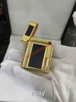 S. T. Dupont L2 Édition Limitée Noir Or Briquet Gonflable Neuf dans sa Boîte