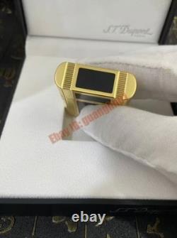 S. T. Dupont L2 Édition Limitée Noir Or Briquet Gonflable Neuf dans sa Boîte