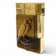 S. T. Dupont Line 2 Briquet &agrave; Gaz Gold &Eacute;dition Limit&eacute;e Falcon Tiger Eye 003/288