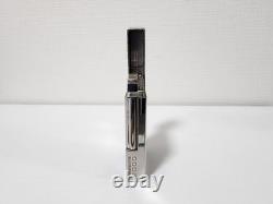 S. T. Dupont Ligne 2 Édition Limitée Noir et Argent Briquet Double Bannière