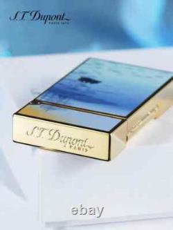 S. T. Dupont Ligne 2 Monet Impression Soleil Levant Briquet à Double Flamme Édition Limitée