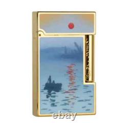 S. T. Dupont Ligne 2 Monet Impression Soleil Levant Briquet à Double Flamme Édition Limitée