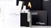 S T Dupont Ligne 2 Perfect Ping Laque Noire Et Palladium