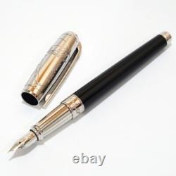 S. T. Dupont Ligne D Homme de Vitruve Stylo Plume Premium Noir Édition Limitée Nouveau