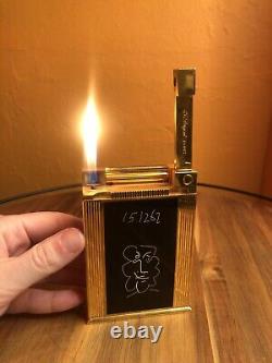 S. T. Dupont Paris Édition Limitée Picasso Jeroboam 193/500 Briquet Avec Documents