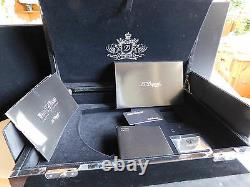 S. T. Dupont Paris Prestige Blanc Knight Froming Kit 016173 L2 +ashtray Seulement En Box
