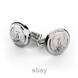 S. T. Dupont Phoenix Renaissance 005523 Édition Limitée Boutons de Manchette en Palladium