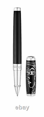 S. T. Dupont Picasso Black Laquer Rollerball Pen, Edition Limitée, 412046, Nib
