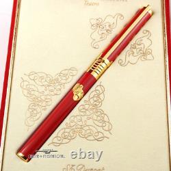 S. T Dupont Red Teatro Edition Limitée Rollerball Pen C. 1997